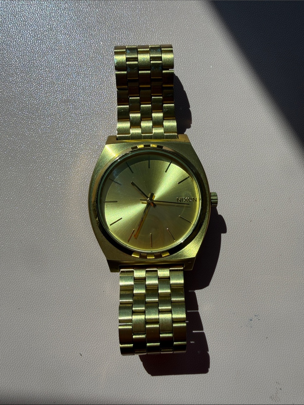 Nixon time teller Gold-Tone Men's Watch 100m